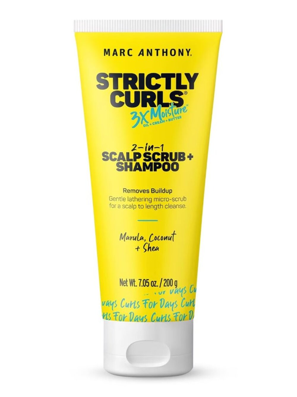 Marc Anthony Strictly Curls 3X Moisture Scalp Scrub Shampoo 7.05 oz